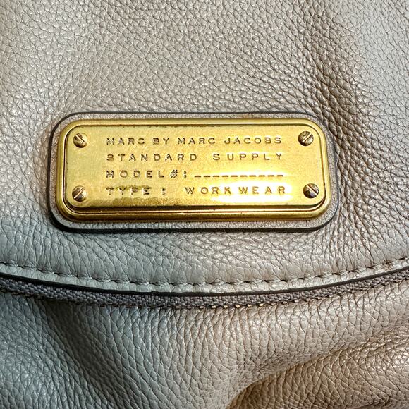 Marc by Marc Jacobs Natasha Leather Crossbody Bag Taupe - Picture 5 of 13